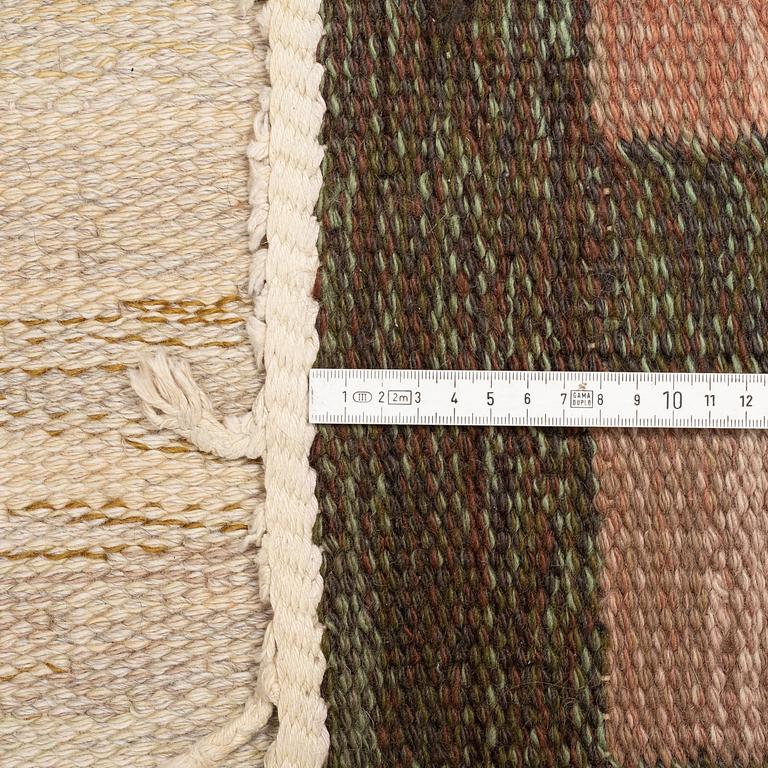 Judith Johansson, matto, "Björkhult", flat weave, ca 362,5-365 x 238-240,5 cm, signed JJ.