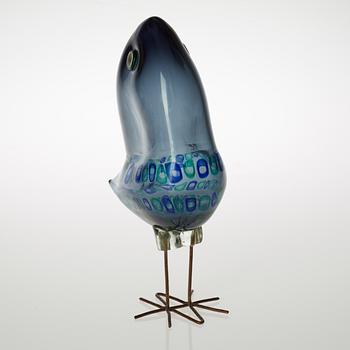 An Alessandro Pianon 'Pulcino' glass bird, Vistosi, Italy 1960's.