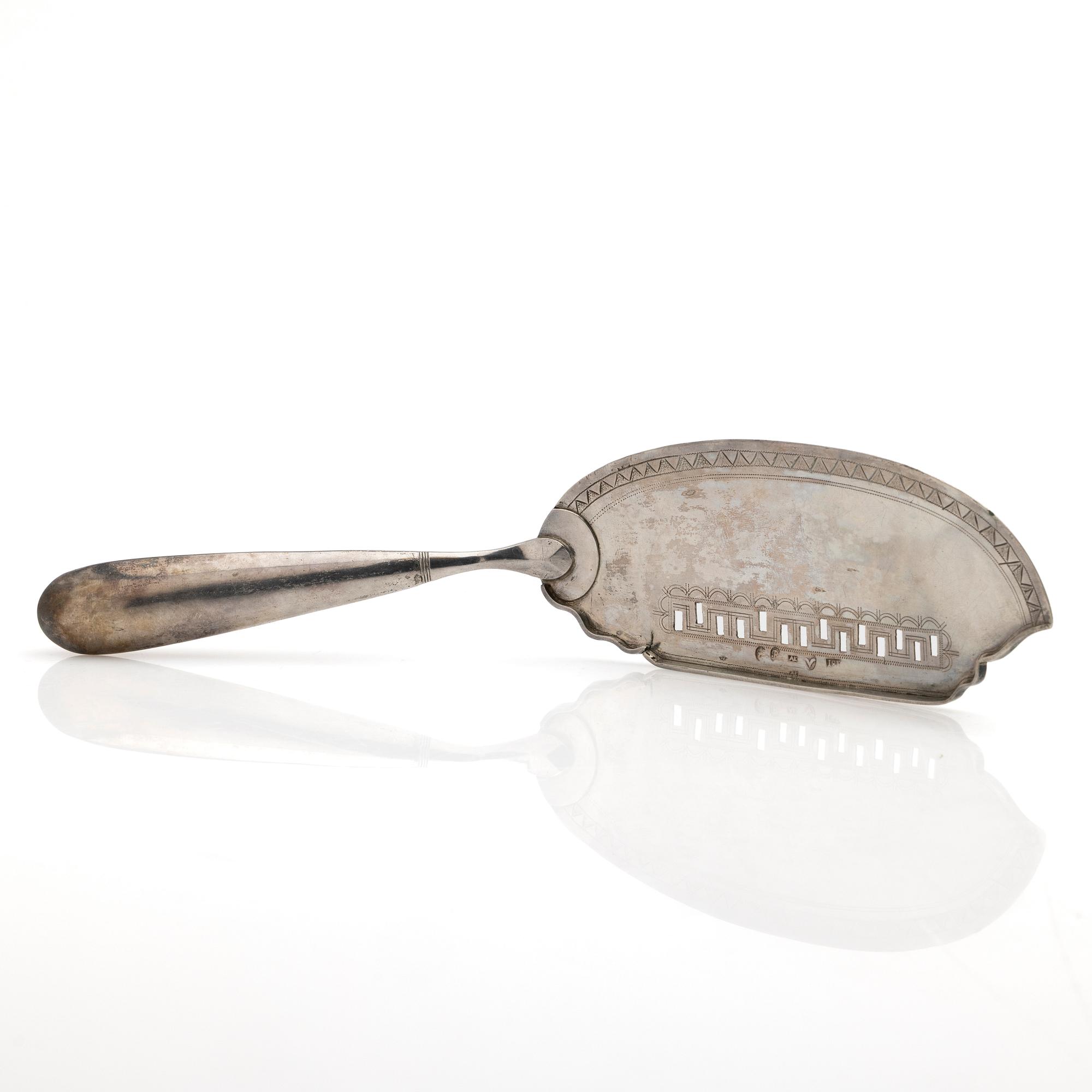 Tårtspade, Ahasverus Kaas, Norge, Christiania, 1800-talets första del.