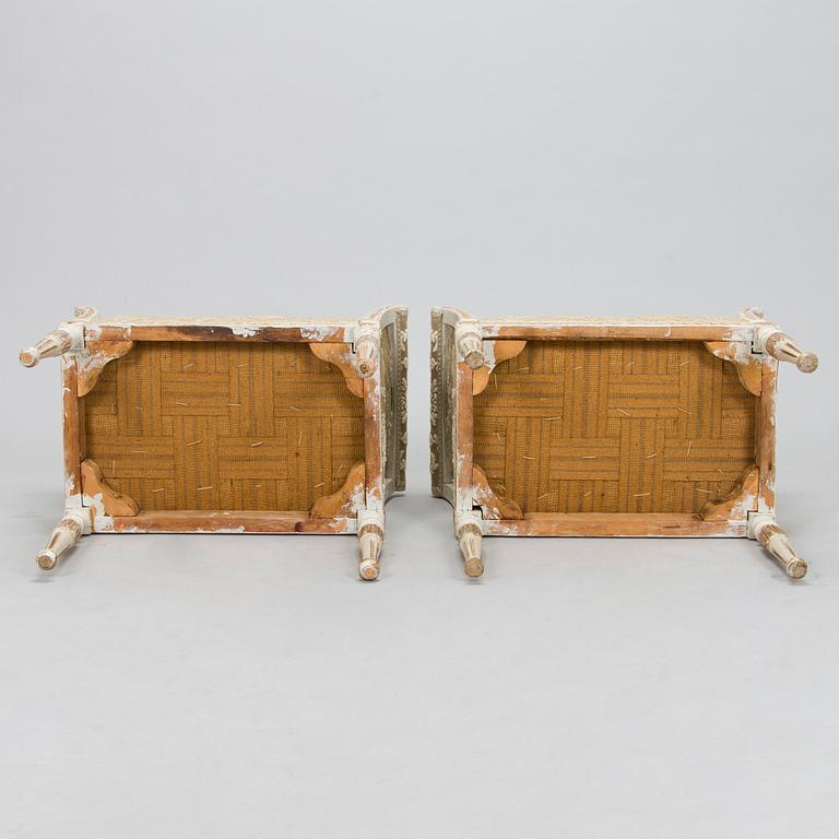 Banketter, ett par, omkring år 1800, Sengustavianska.