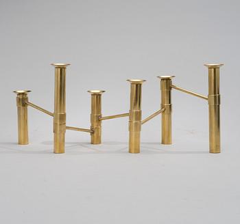 TAPIO WIRKKALA, CANDELABRA. Candlestick-serial NonStop. Hopeakeskus 1970s.