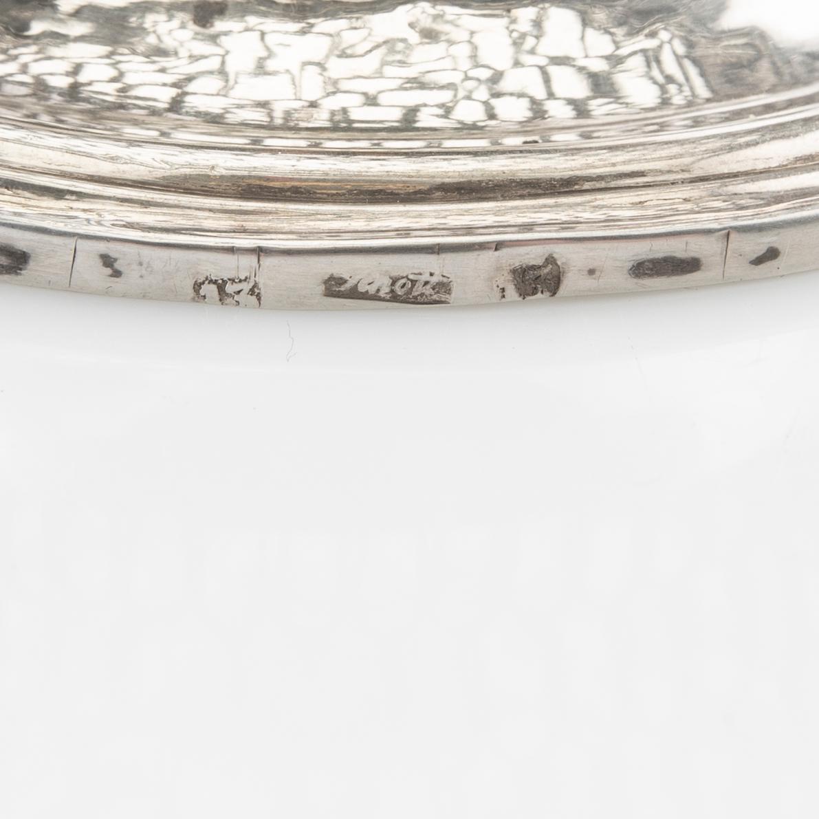 Bowl, Johan Martin Schott, Frankfurt am Main, (active 1815-1822), possibly, filigree work silver.