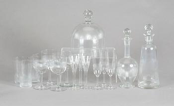 GLASSERVIS, 34 delar, "Juno", Kosta.