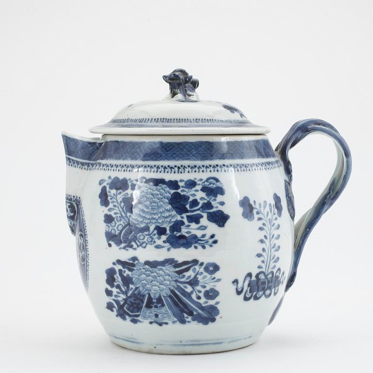 KANNA med LOCK, porslin, Kina, Jiaqing (1796-1820).