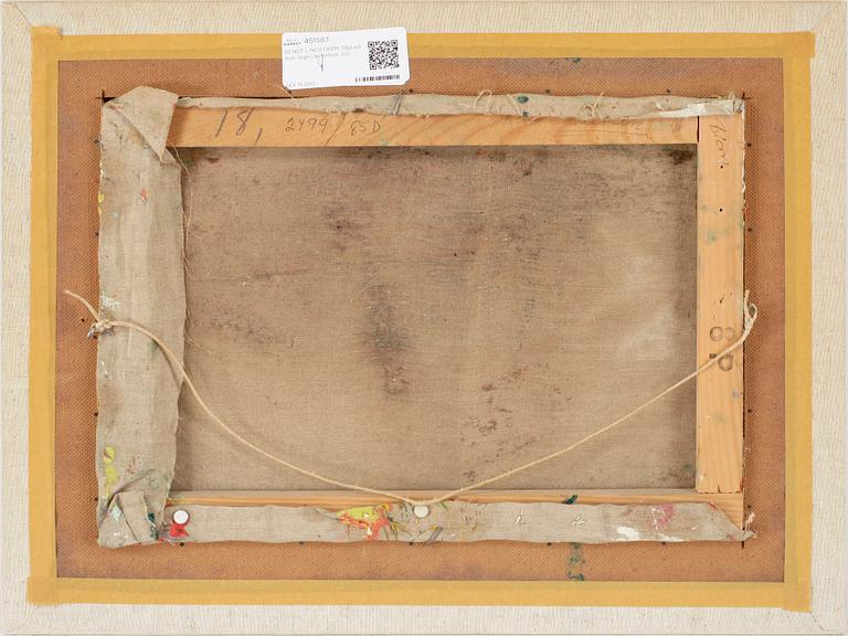 BENGT LINDSTRÖM. Olja på duk. Sign Lindström.