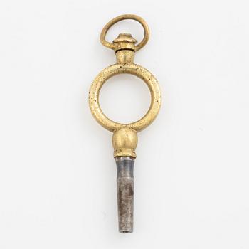 Pocket watch, 18K gold, 37 mm.