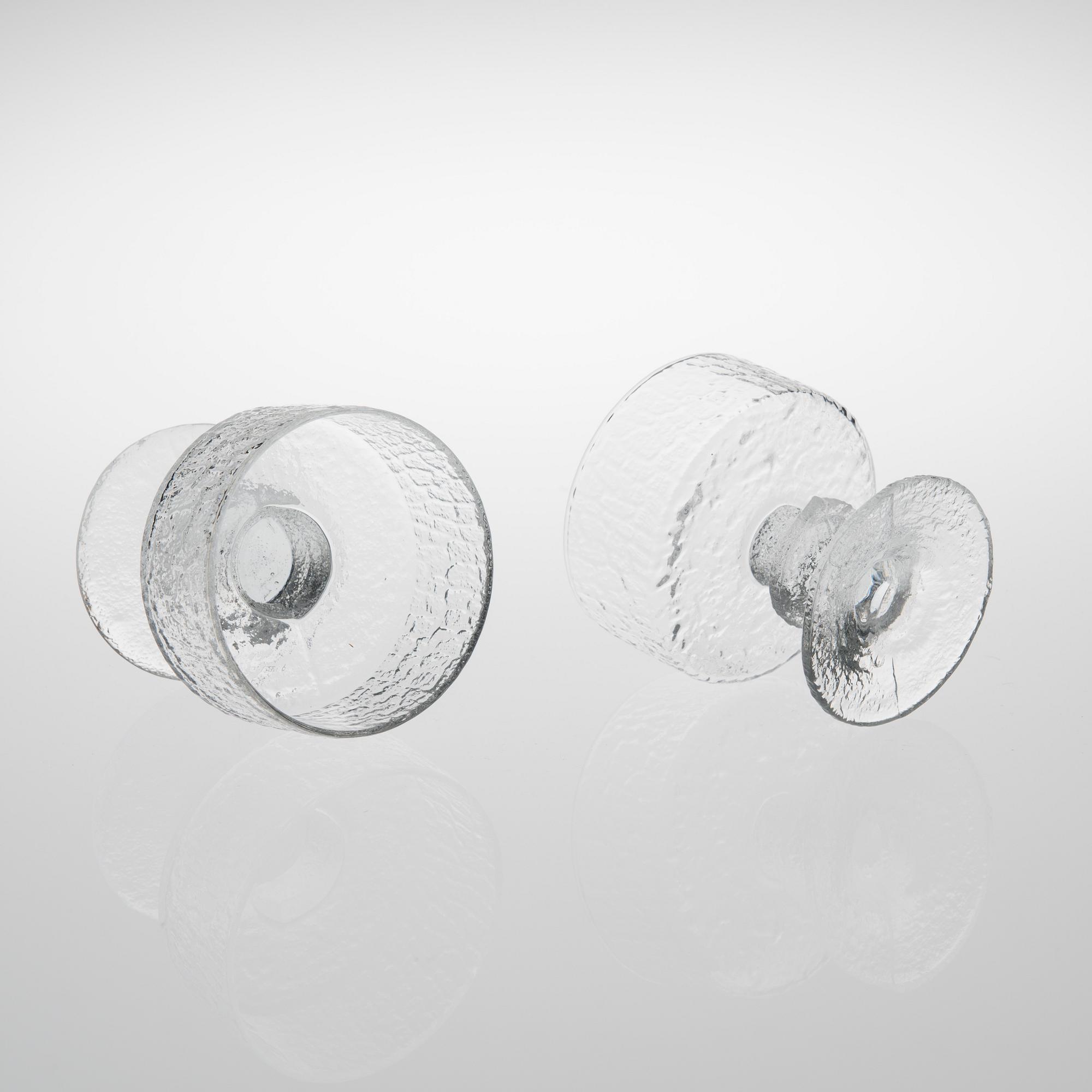 TIMO SARPANEVA, "Senaattori"-glas, 27 st, TAPIO WIRKKALA, "Paadar"-glas, 9 st, Iittala.