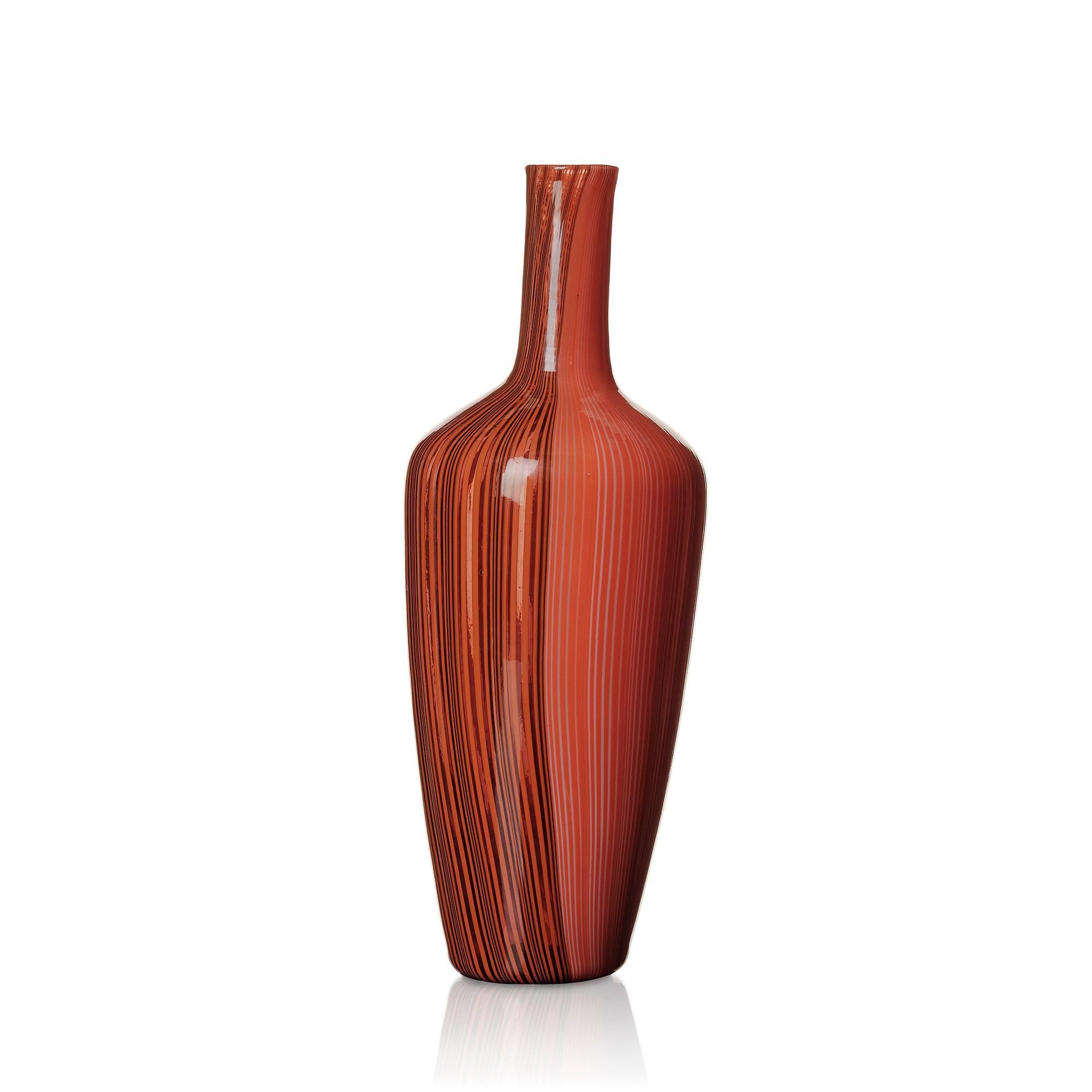 Carlo Scarpa, a 'Tessuto velato' glass vase, Venini, Murano Carlo Scarpa, a 'Tessuto velato' glass vase, Venini, Murano