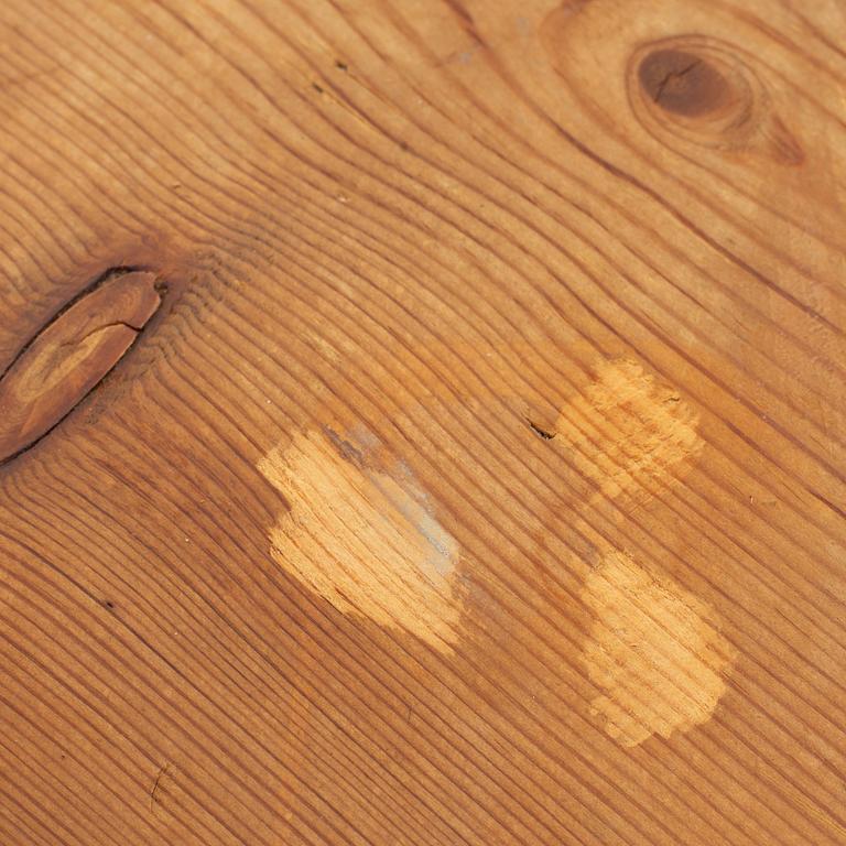 Pinewood table, first half of the 20th century.