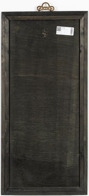 Two glass paintings, second half of the 20th century,