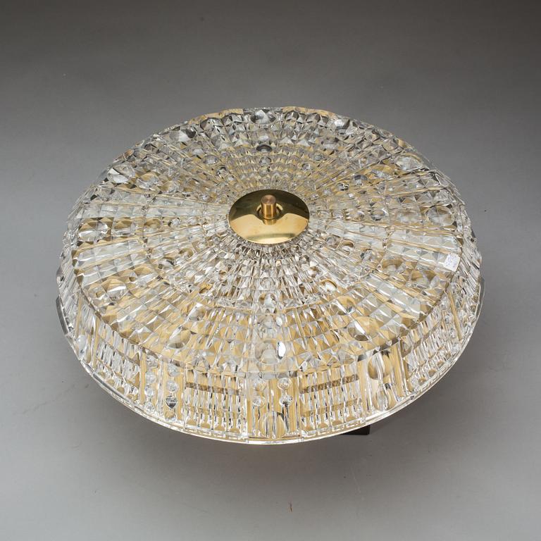 TAKPLAFOND, glas och metall. 1900-talets mitt.