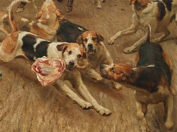 Alfred William Strutt, The Fox Hunt - the theft.