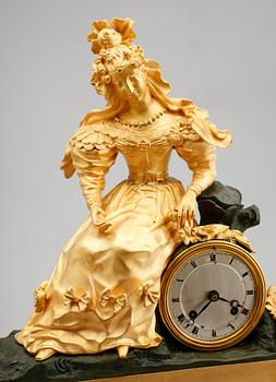 BORDSPENDYL, Petel & Cie, Paris, Frankrike, 1800-talets första hälft.