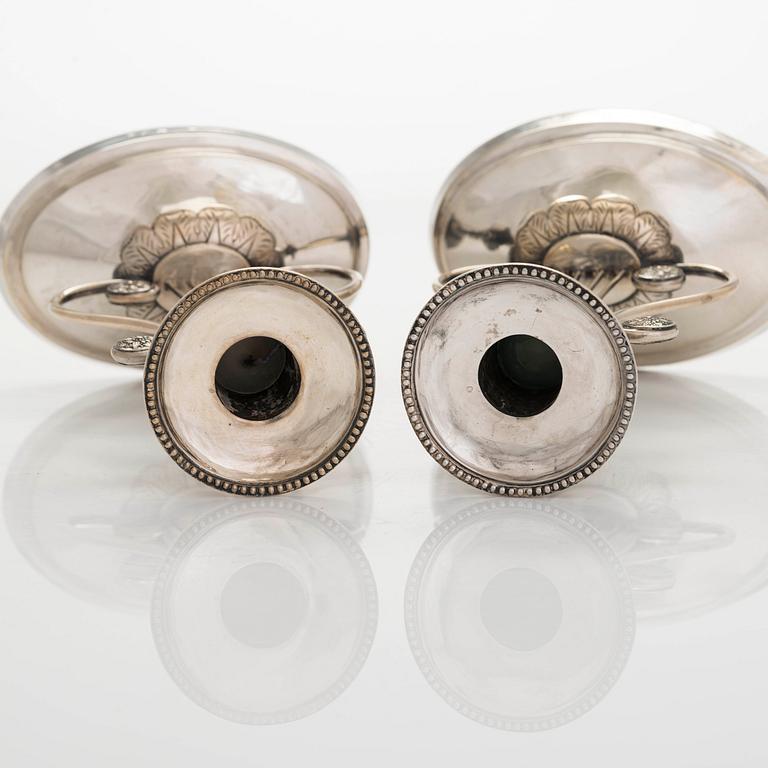 Jacob Herman Lundström, kynttilänjalkapari, Kuopio 1824.