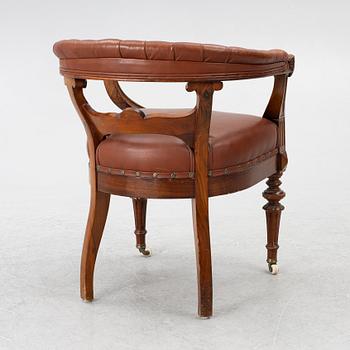 A Neo-renaissance  chair, late 19th century.