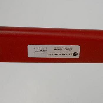 A set of  four "CH37" armchairs by Hans J Wegner for Carl Hansen & Søn, Denmark.