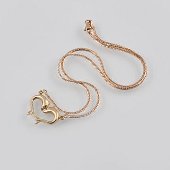 COLLIER, 14K guld. Vikt 6,5 gram.