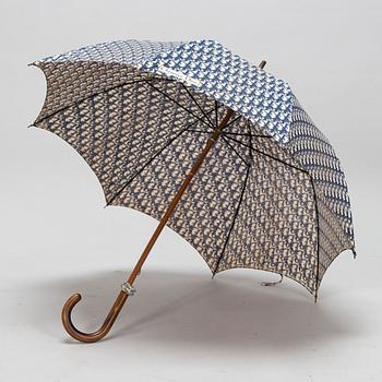 Christian Dior, An umbrella, a clutch and a silk scarf.