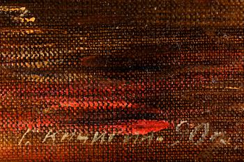 GEORGIJ PETROWISTICH KITSCHIGIN. Olja på duk. Signerad Kitschigin och daterad -90.