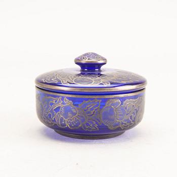 A signed Boda early 1900s glass box.