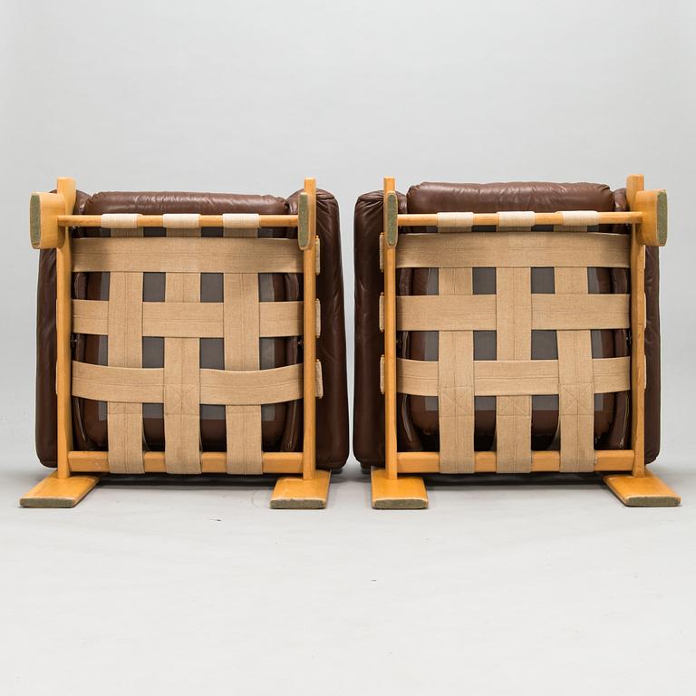 Esko Pajamies, a pair of 1970's 'Africa' armchairs for Asko Finland.