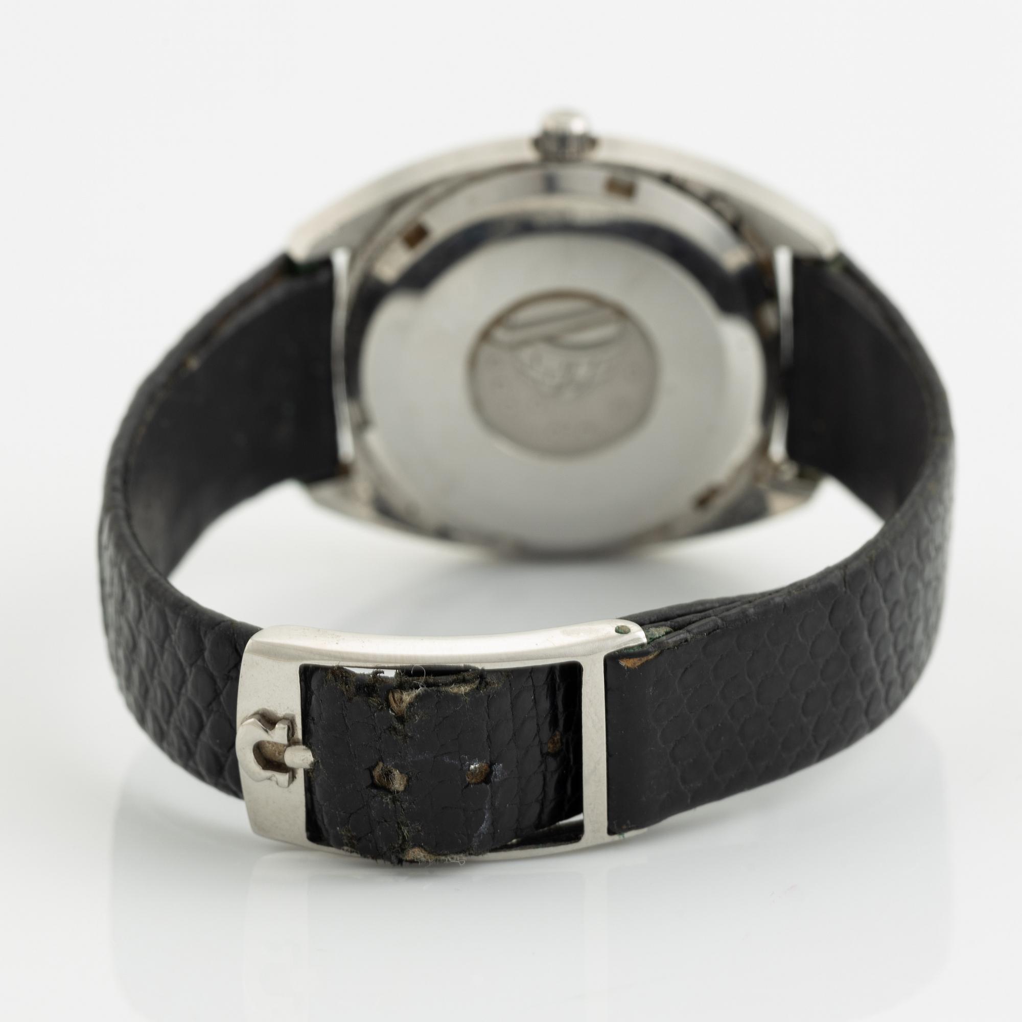 Omega, Constellation, "C", "Linen Dial", wristwatch, 35 mm.