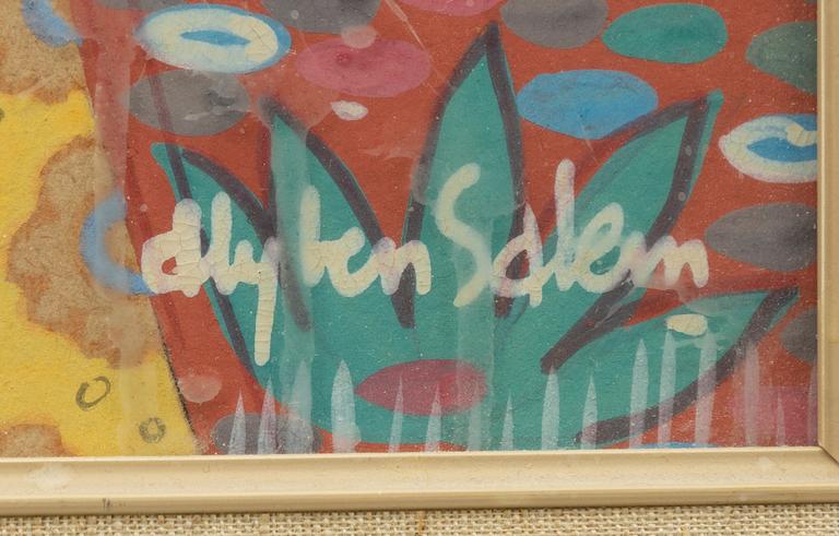 Aly Ben Salem, Kvinna i gul klänning.