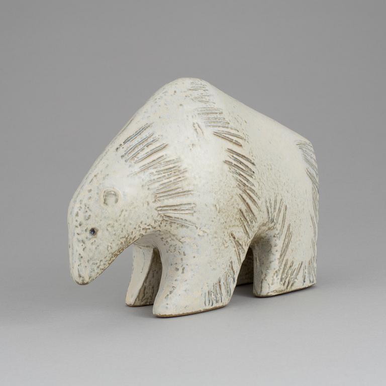 LISA LARSON, figurin, stengods, "Lilla Zoo", Gustavsberg.