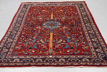 A carpet, antique/semi-antique, Teheran/Nain Tuteshk, ca 314 x 211 cm.