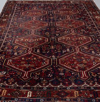 Matta, Antik/semiantik Kashgai/shiraz, ca 300-305 x 210-215 cm.