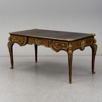 A French Louis XV-style writing desk, second half of the 19th century.