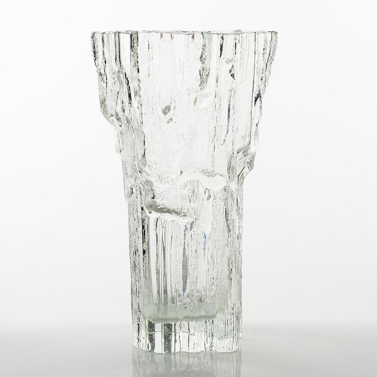 Tapio Wirkkala, vase, glass, "Marmora", model 3544, Iittala, 1970s.