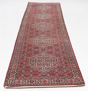 A runner carpet, oriental, c. 412 x 90 cm.