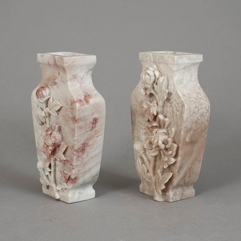 VASER, 2 st, sten, Kina 1900-tal.