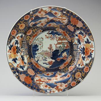 A 18th century Japanese porcelain plate.