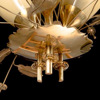 Paavo Tynell, a pair of mid-20th century '9029/3' chandeliers for Taito.