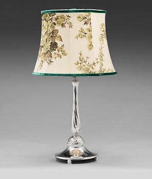 36. A K. Anderson Swedish grace silver table lamp, Stockholm 1925.