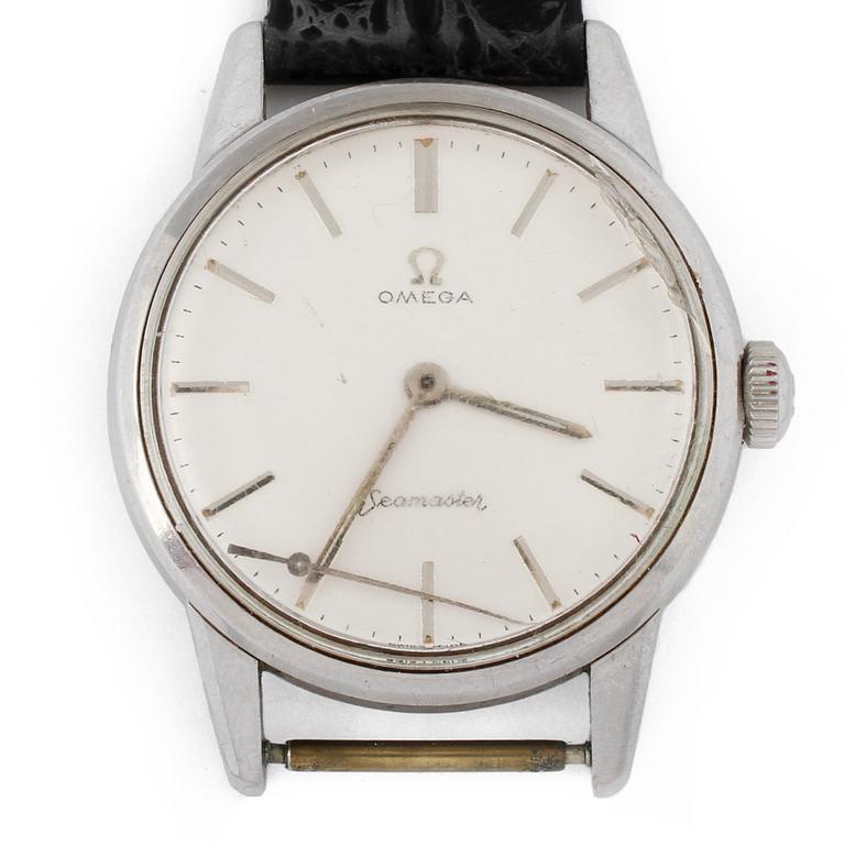 HERRARMBANDSUR, stål, Omega, Seamaster.1900-talets senare del.
