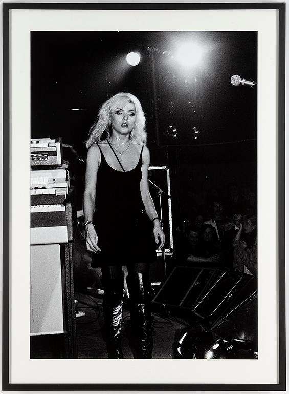 CHRISTIAN CAVALLIN, photograph of "Debbie Harry/Blondie" signed and numbered 2/3.