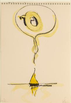 CLAES OLDENBURG, lithograph, 1976, signed in pencil and numbered 30/75.