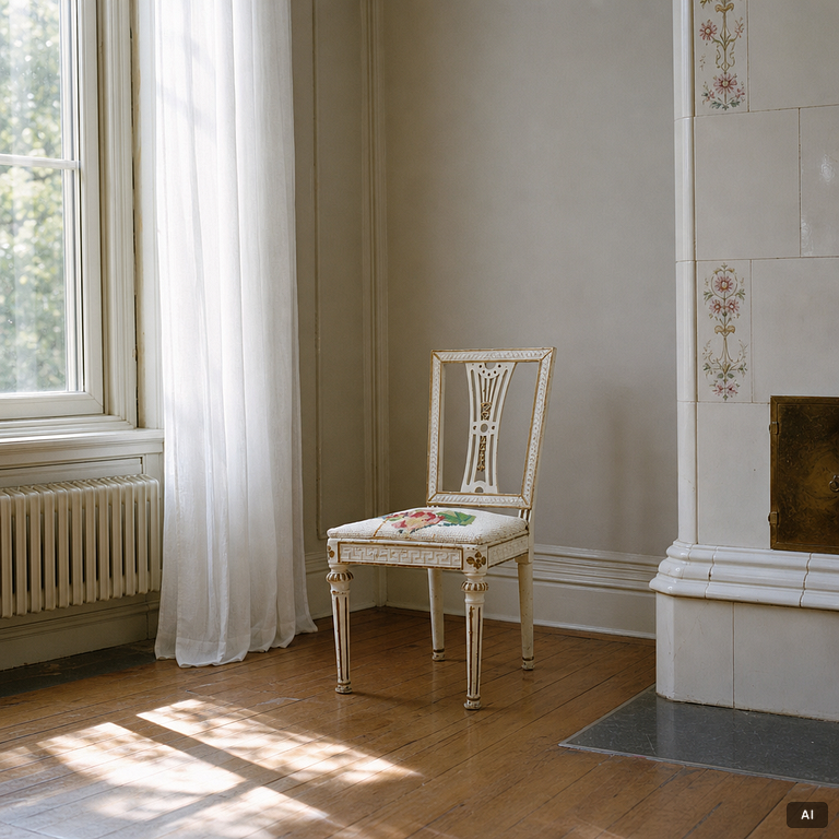 A provincial Gustavian chair, 18th century.