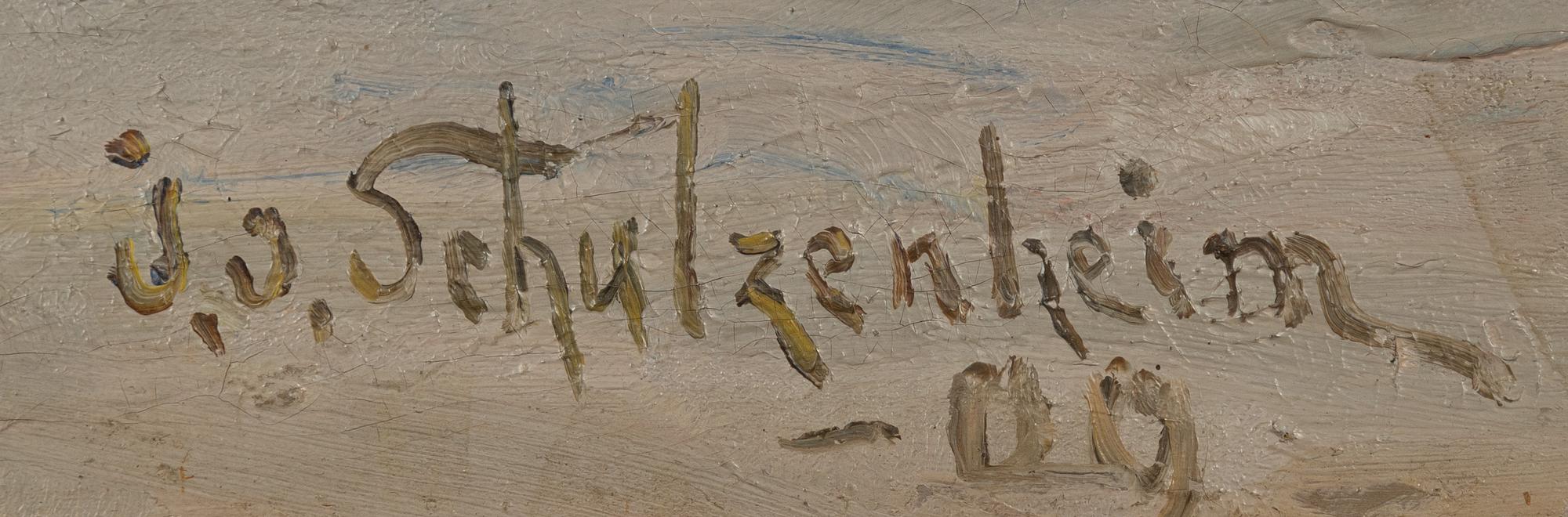 Ida von Schulzenheim, olja på duk, signerad och daterad -09.