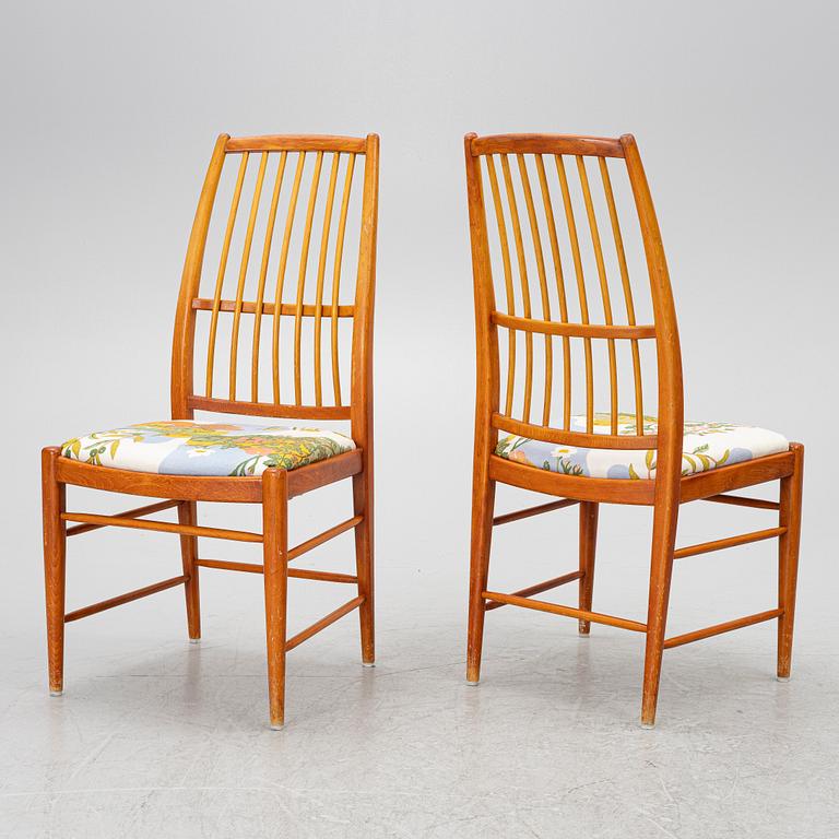 David Rosén, chairs, 4 pcs, "Napoli", second half of the 20th century.