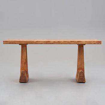 Axel Einar Hjorth, a stained pine "Utö" table, Nordiska Kompaniet 1930's.