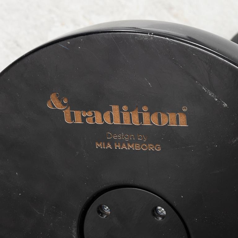A 'Shuffle' side table from &Tradition, 21st century.