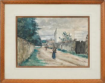 CARL FREDRIK VON SALTZA, a watercolor, signed and dated 1881.