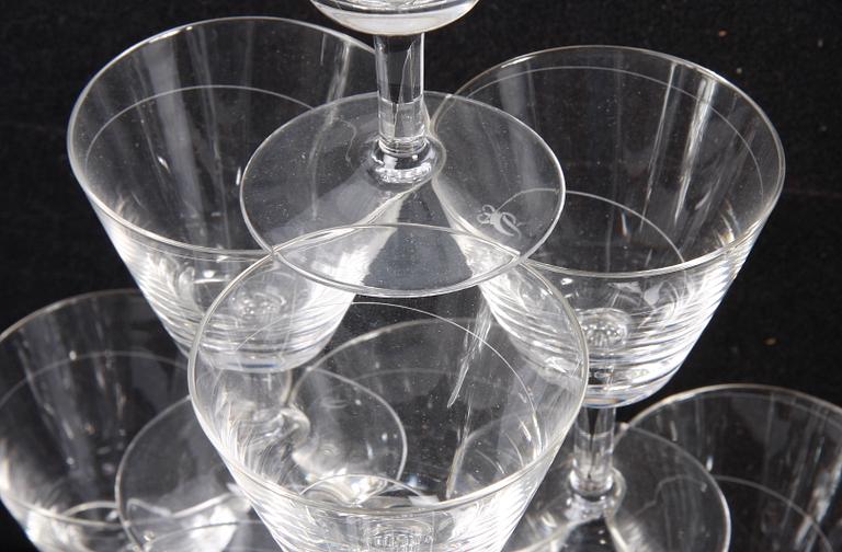 GLASSERVIS, Rosenthal, ca 42 delar.