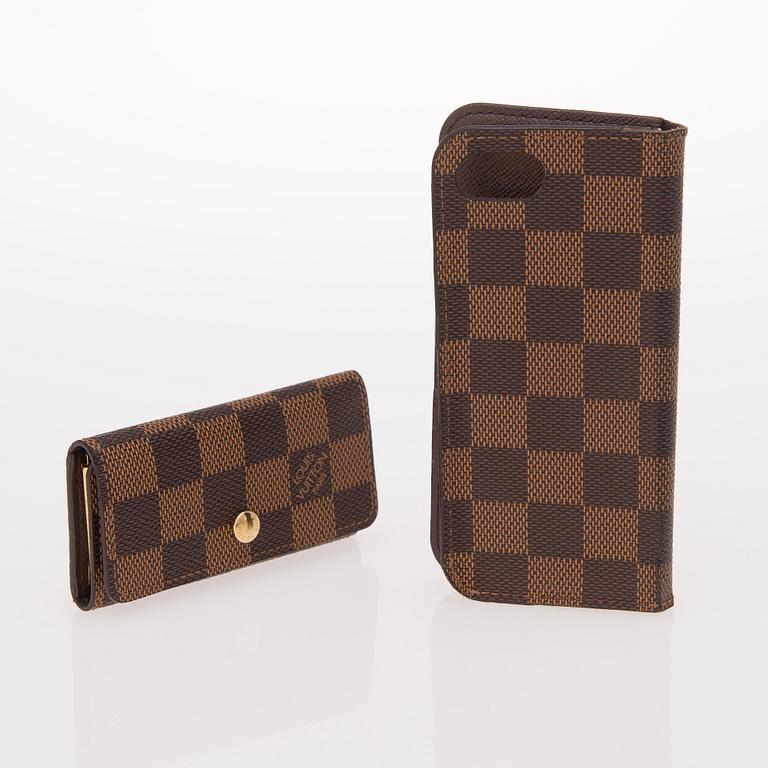 LOUIS VUITTON, iPhone FODRAL samt NYCKELFODRAL.