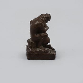 OTTO STRANDMAN, skulptur, brons, signerad och daterad 1905.