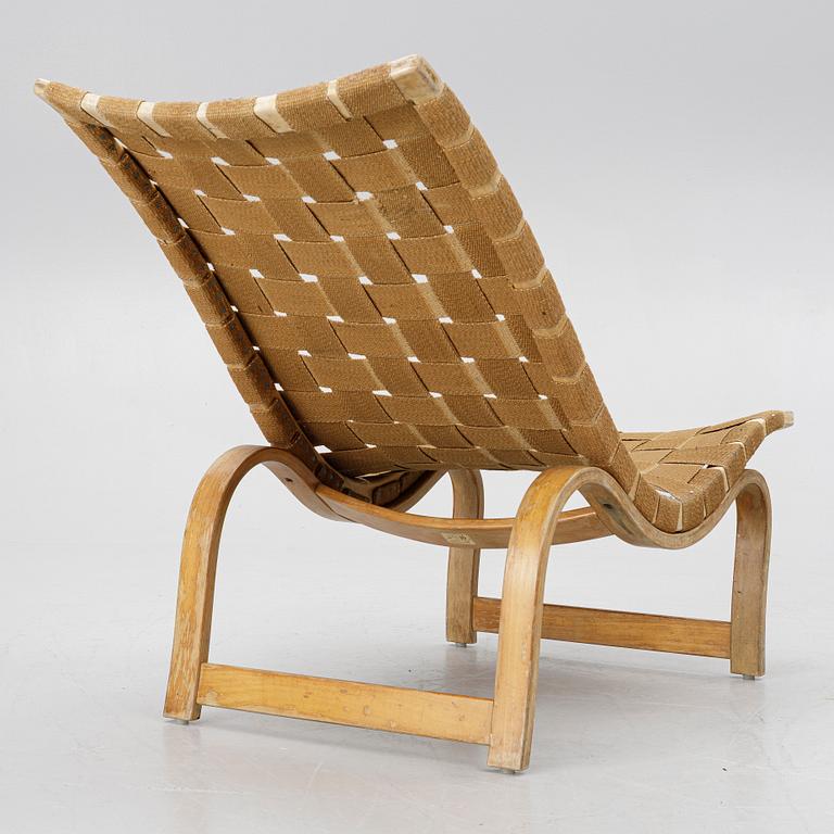 Bruno Mathsson, fåtölj, "Vilstol mod. 36", Firma Karl Mathsson, Värnamo, 1938.